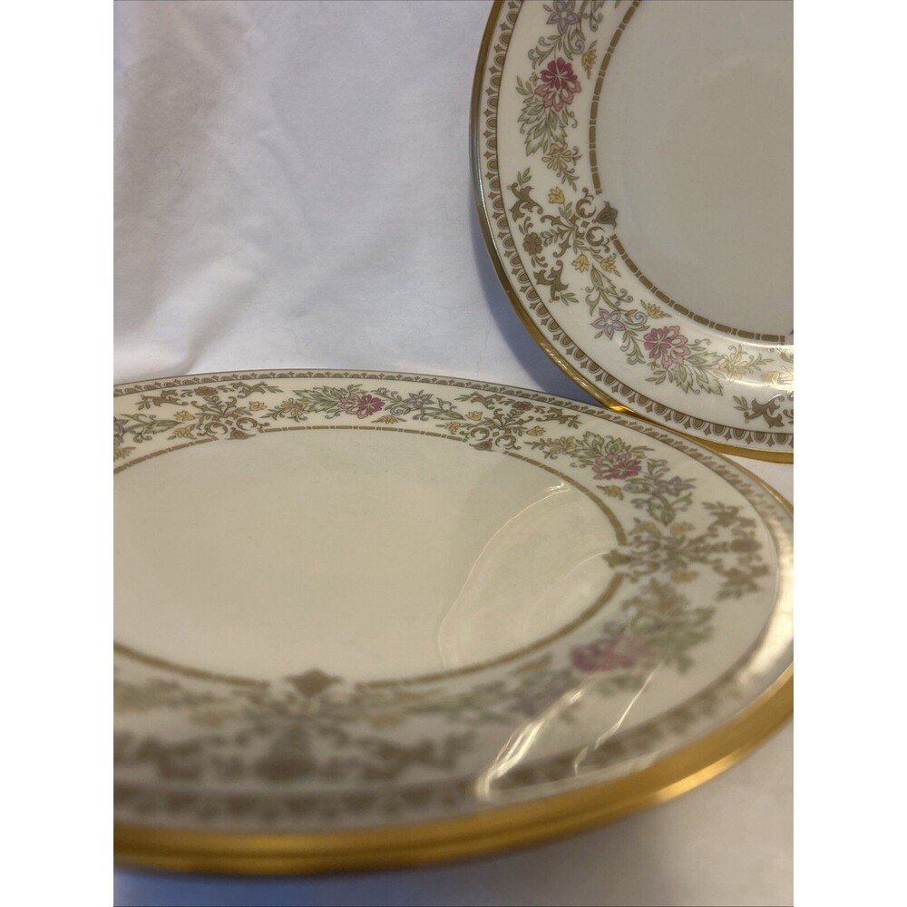 Vintage Lenox China Castle Garden Dinner Plate Lot Of 3 Plates - Picture 6 of 12